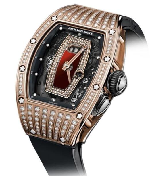 Best Richard Mille RM037 Rose Gold diamond Replica Watch